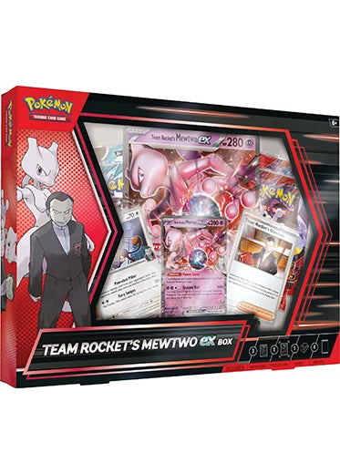 Pokemon TCG: Team Rocket's Mewtwo ex Box