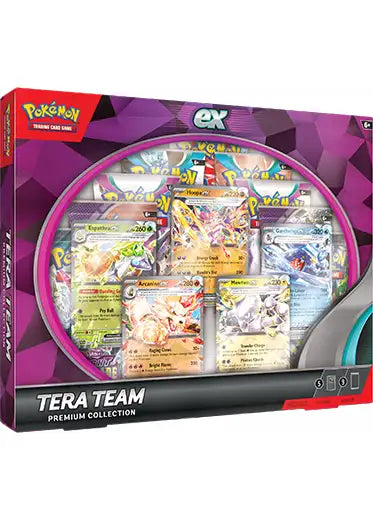 英語版 ポケモン Tera Team Premium Collection Pokemon TCG: Tera Team Premium Collection – Double Sleeved
