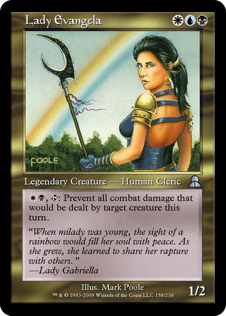 Lady Evangela (ME3-158) - Masters Edition III Foil