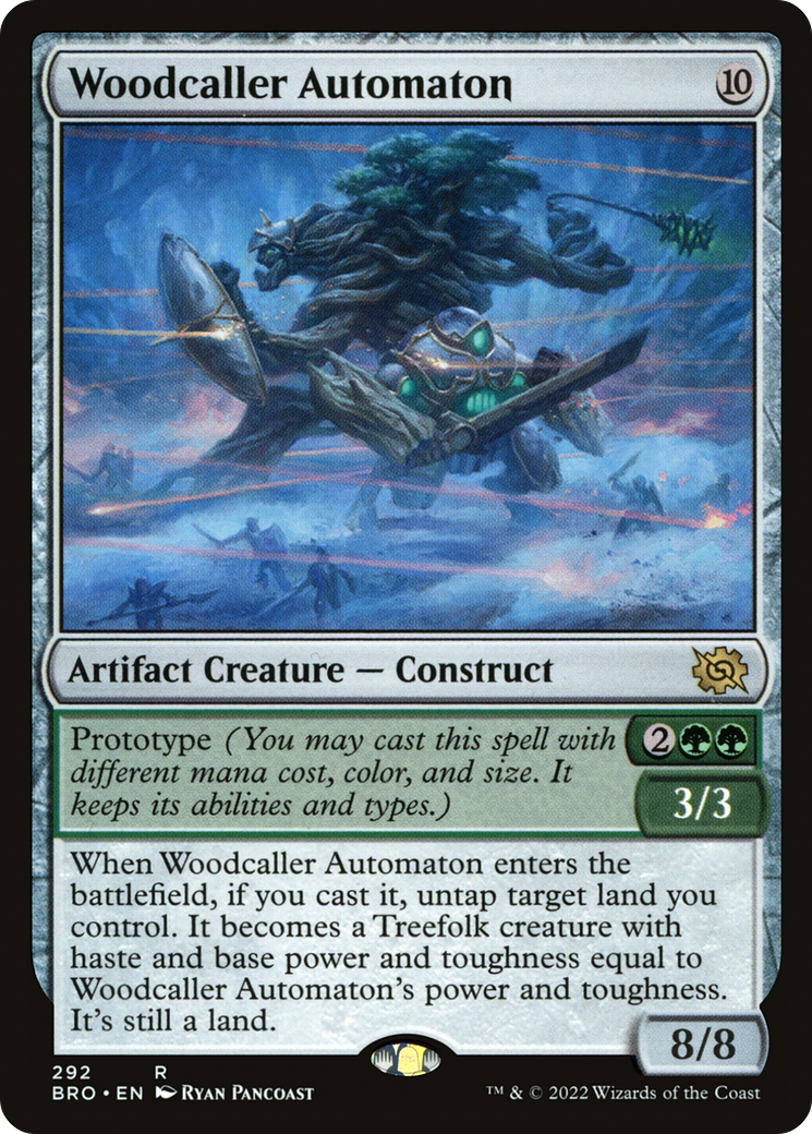 Woodcaller Automaton (BRO-292) - The Brothers' War Foil
