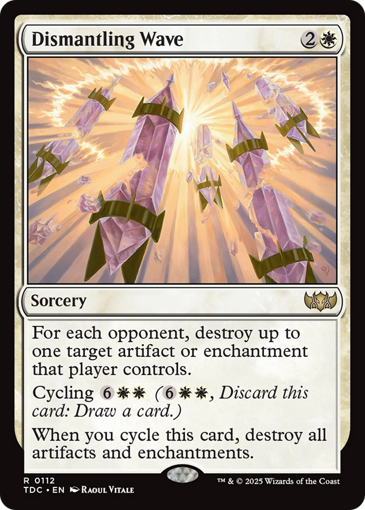 Dismantling Wave (TDC-112) - Commander: Tarkir: Dragonstorm