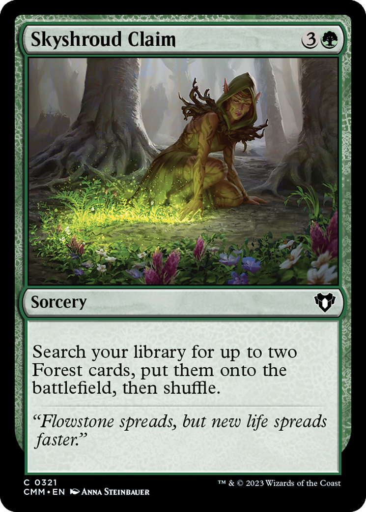 Skyshroud Claim (CMM-321) - Commander Masters