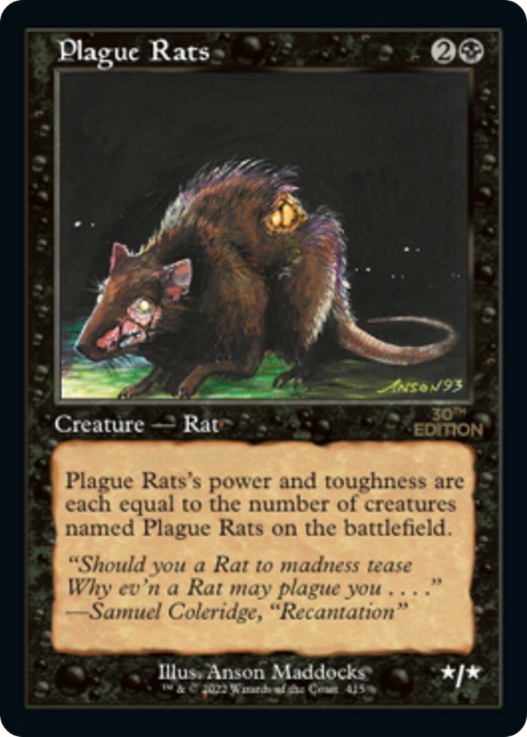 Plague Rats (Retro Frame) (30A-415) - 30th Anniversary Edition