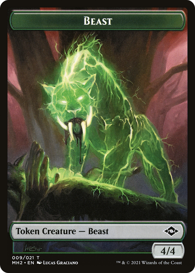 Beast (TMH2-009) - Modern Horizons 2 Tokens Foil