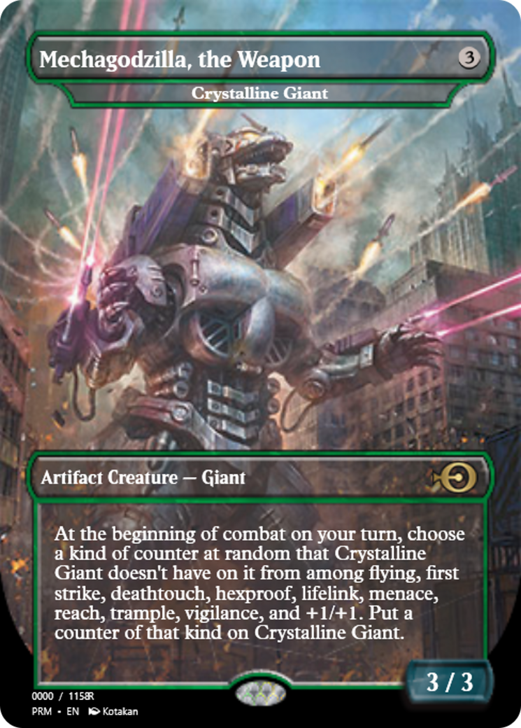 Crystalline Giant (PRM-80937) - Magic Online Promos / Mechagodzilla, the Weapon
