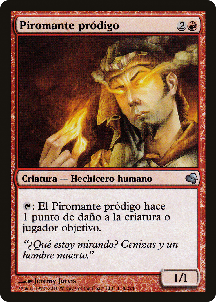 Prodigal Pyromancer (Spanish) - "Piromante prodigo" (PS11-118) - Salvat 2011