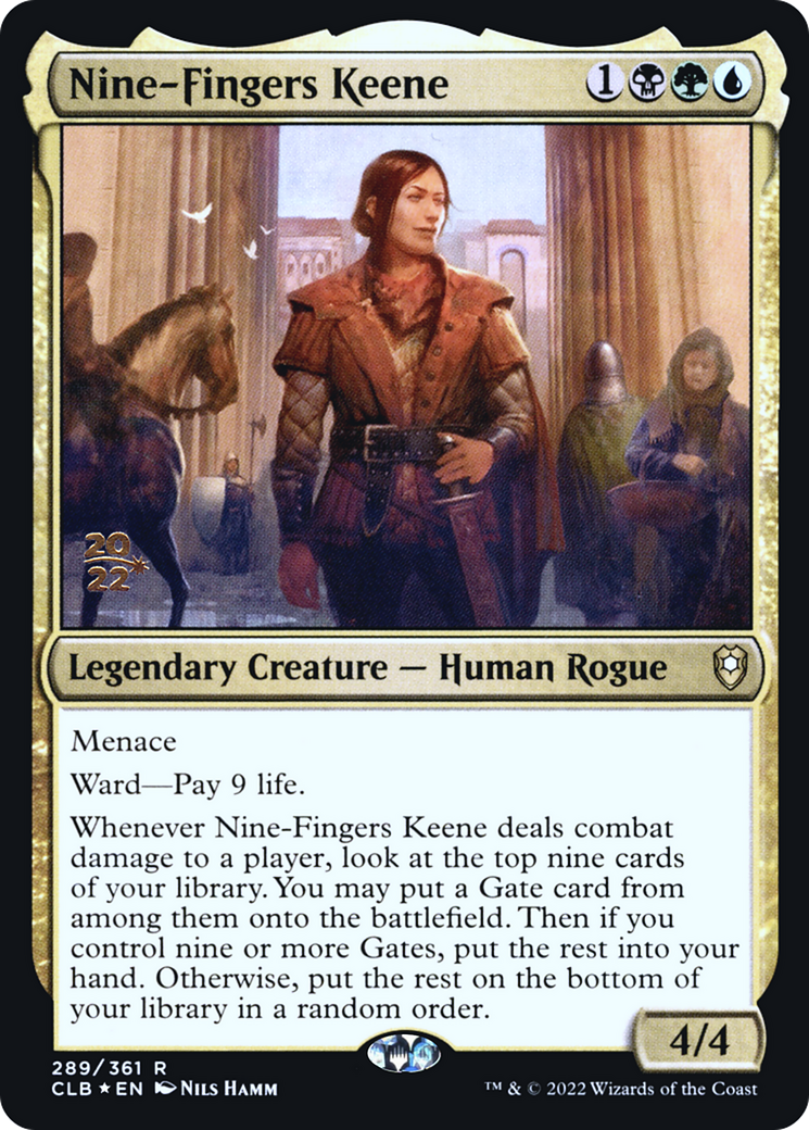 Nine-Fingers Keene (PRE-289S) - Battle for Baldur's Gate Promos Foil
