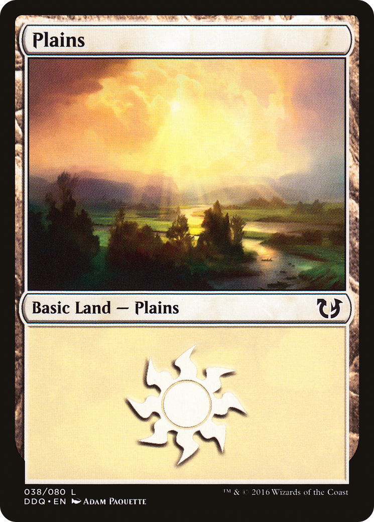 Plains (038) (DDQ-038) - Duel Decks: Blessed vs. Cursed