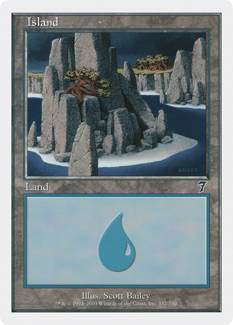 Island (332) (7ED-332) - Seventh Edition