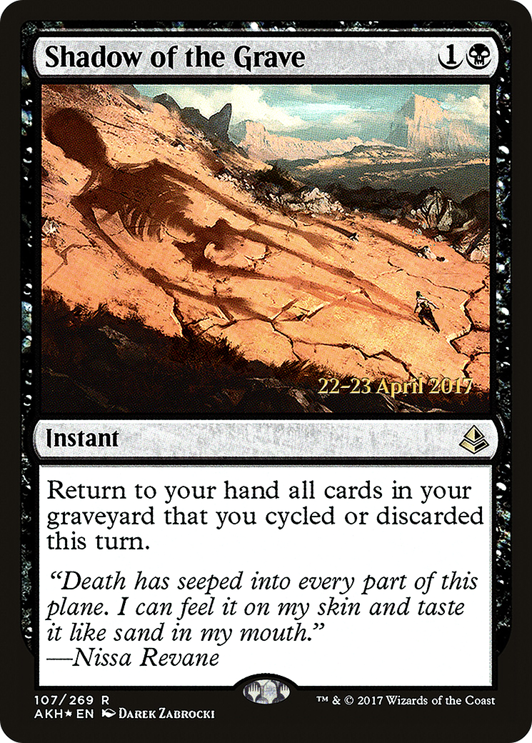 Shadow of the Grave (PRE-107S) - Amonkhet Promos Foil