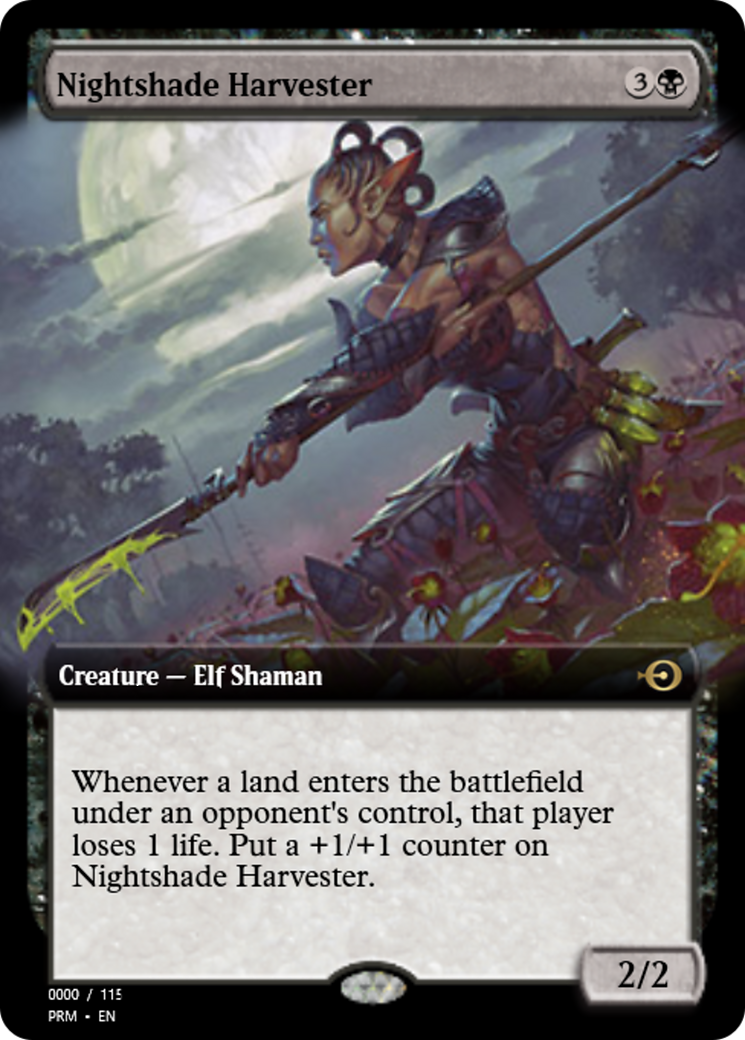 Nightshade Harvester (PRM-86024) - Magic Online Promos Foil