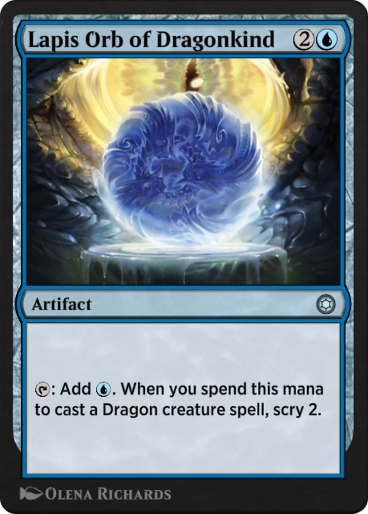 Lapis Orb of Dragonkind (HBG-127) - Alchemy Horizons: Baldur's Gate