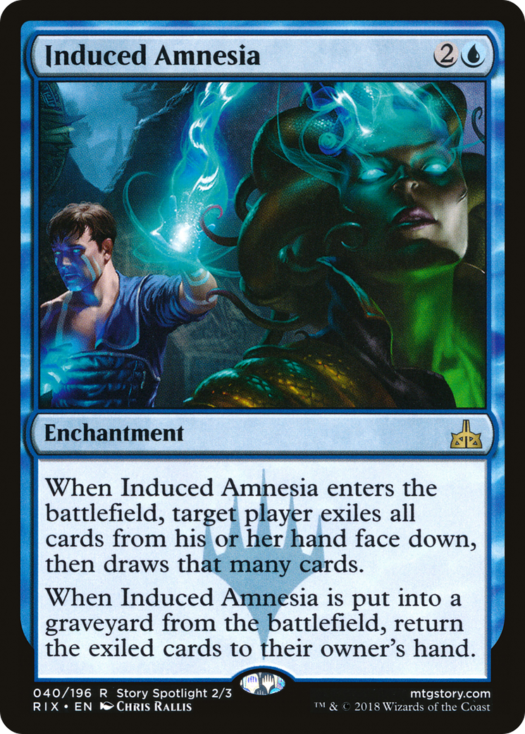 Induced Amnesia (RIX-040) - Rivals of Ixalan