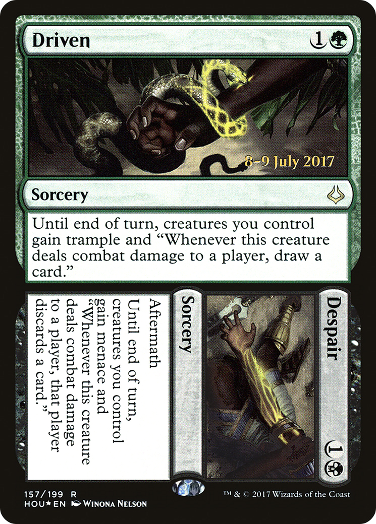 Driven // Despair (PRE-157S) - Hour of Devastation Promos Foil