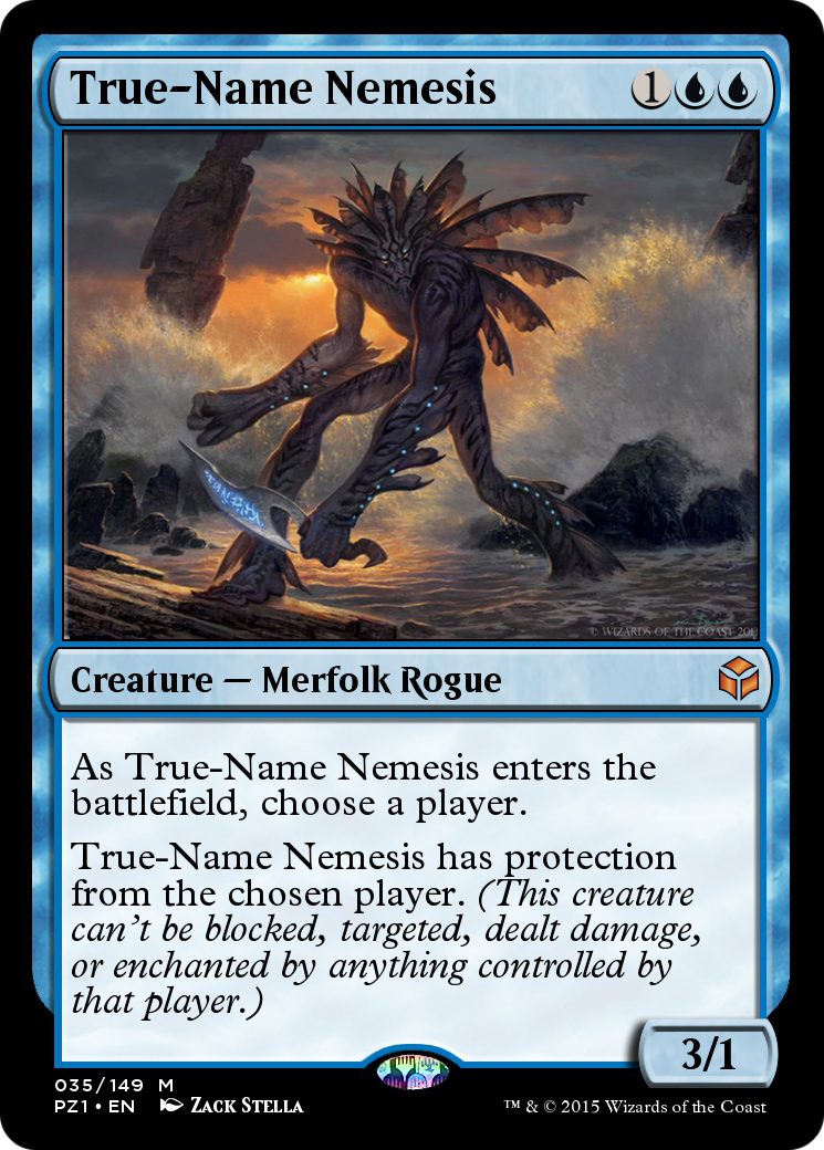True-Name Nemesis (PZ1-035) - Legendary Cube Prize Pack Foil