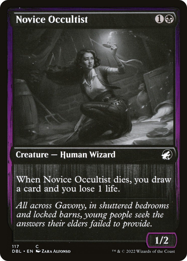 Novice Occultist (DBL-117) - Innistrad: Double Feature Foil
