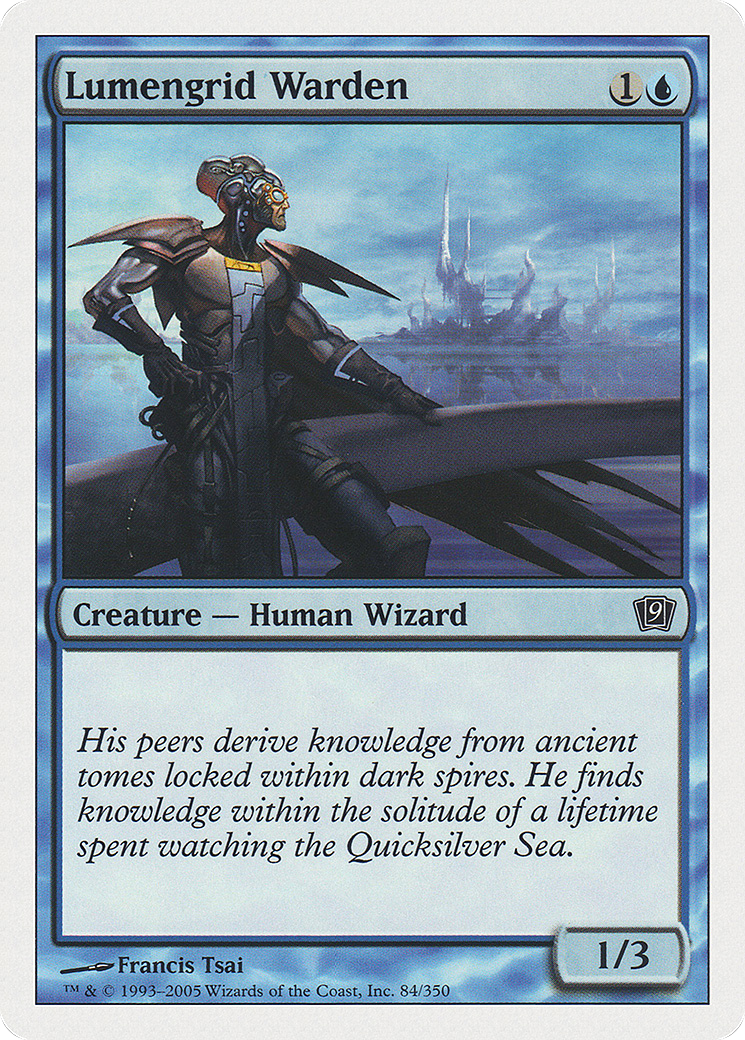 Lumengrid Warden (9ED-084) - Ninth Edition
