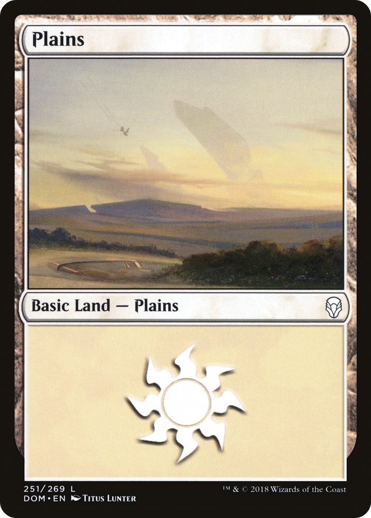 Plains (251) (DOM-251) - Dominaria Foil