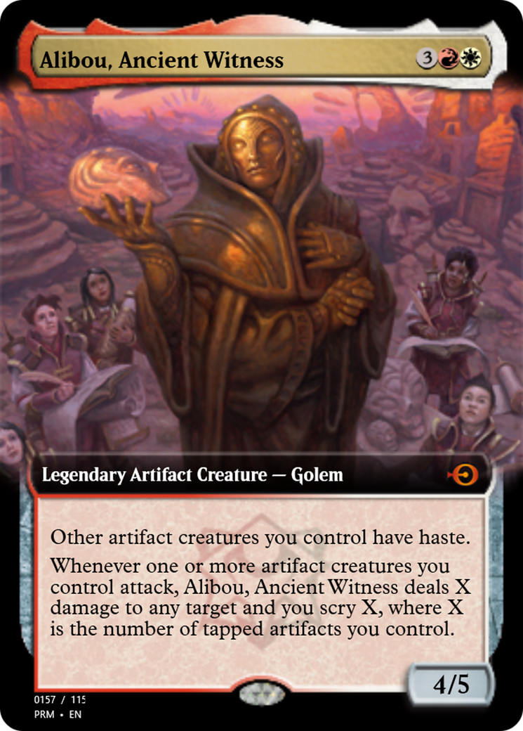 Alibou, Ancient Witness (PRM-90286) - Magic Online Promos