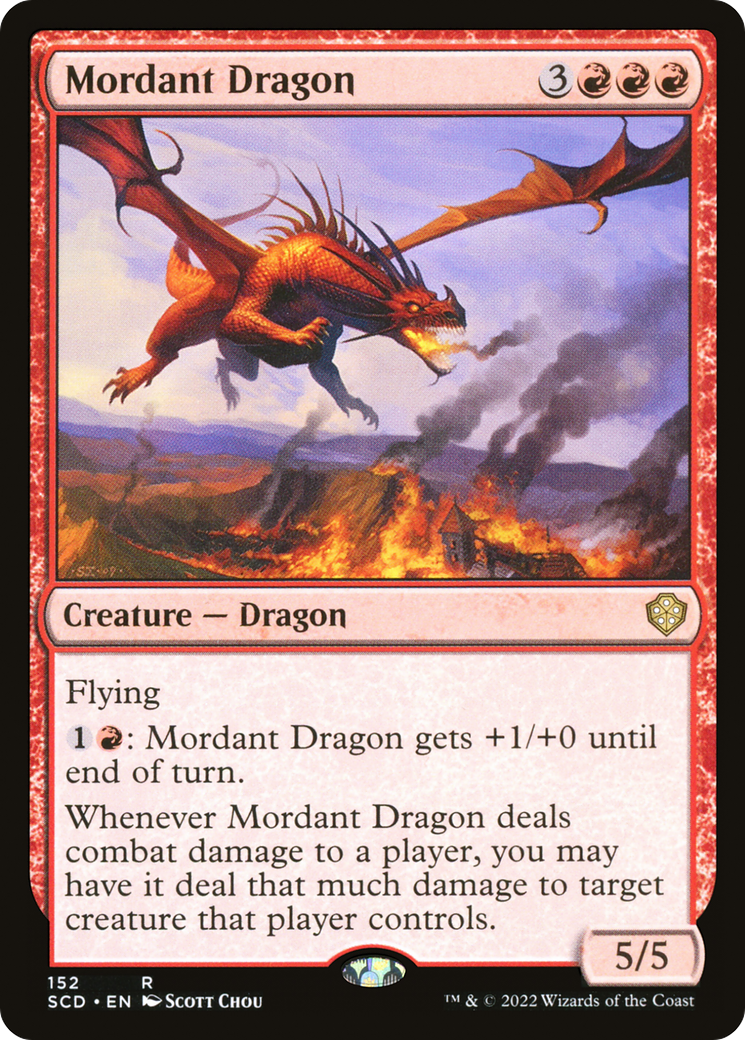 Mordant Dragon (SCD-152) - Starter Commander Decks