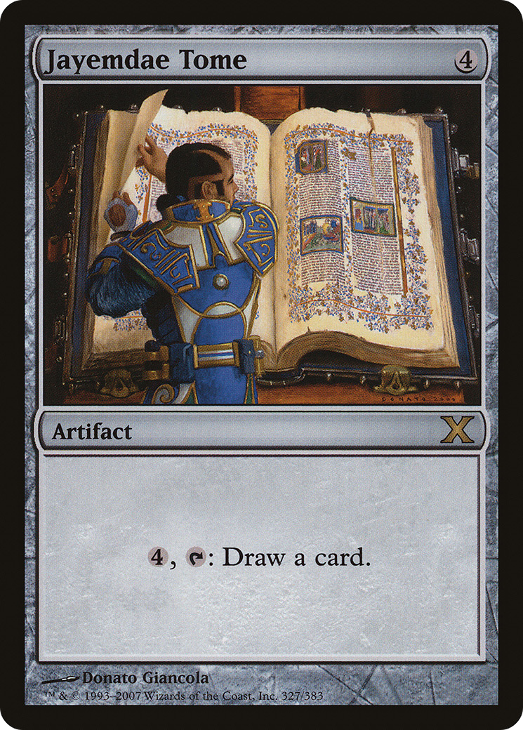 Jayemdae Tome (10E-327) - Tenth Edition Foil