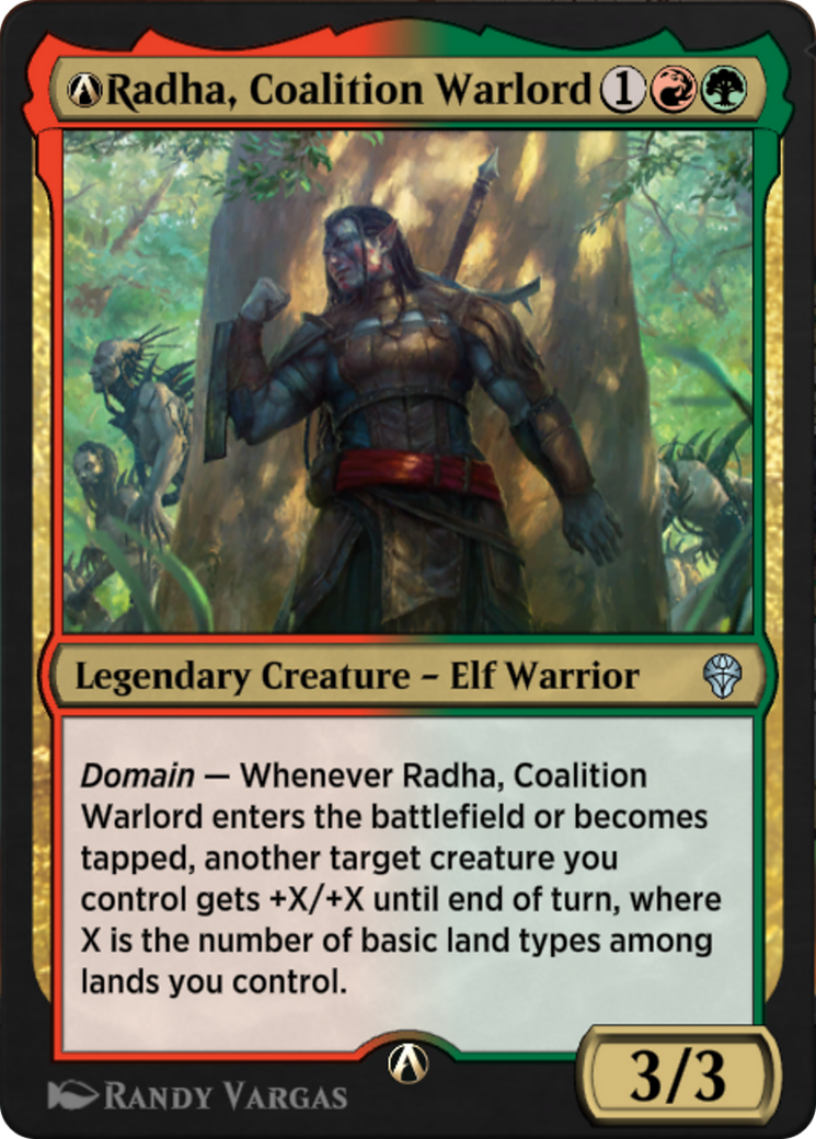 A-Radha, Coalition Warlord (DMU-A-211) - Dominaria United