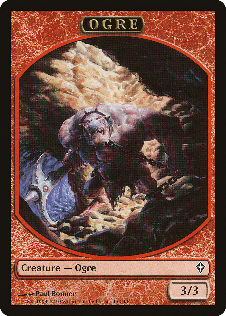 Ogre Token (WWK-003) - Worldwake Tokens