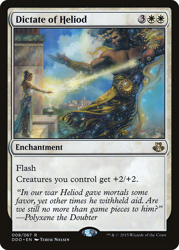 Dictate of Heliod (DDO-008) - Duel Decks: Elspeth vs. Kiora