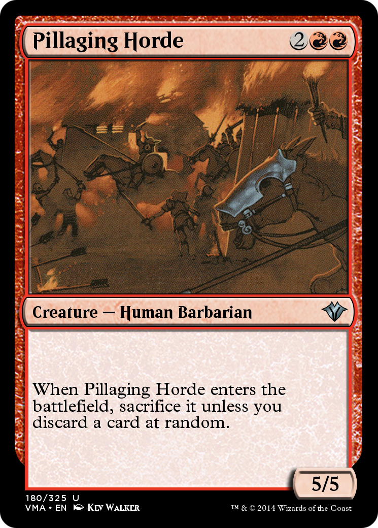 Pillaging Horde (VMA-180) - Vintage Masters