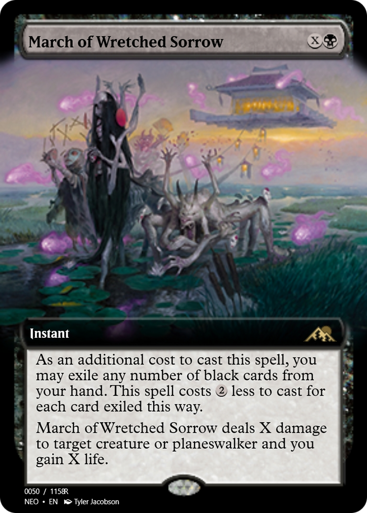 March of Wretched Sorrow (PRM-97963) - Magic Online Promos Foil
