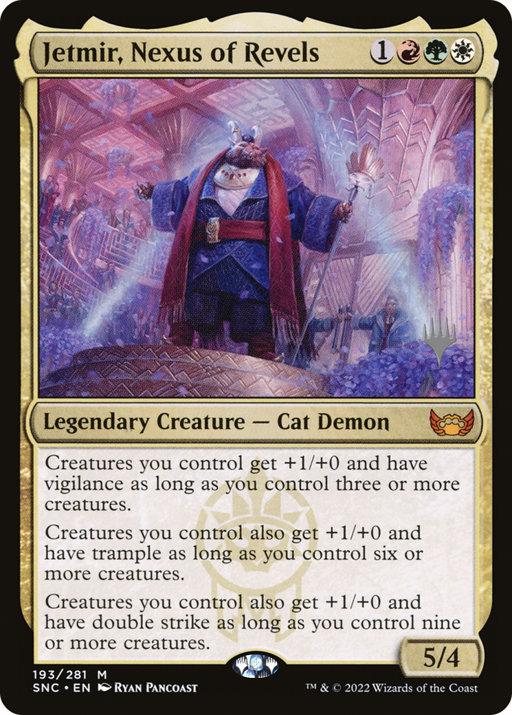 Jetmir, Nexus of Revels (PPSNC-193P) - Streets of New Capenna Promos
