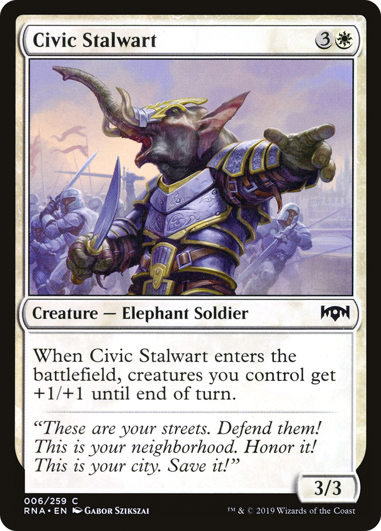 Civic Stalwart (RNA-006) - Ravnica Allegiance