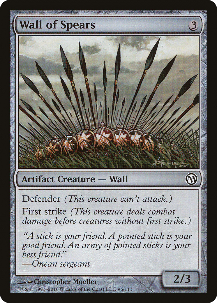 Wall of Spears (DPA-096) - Duels of the Planeswalkers