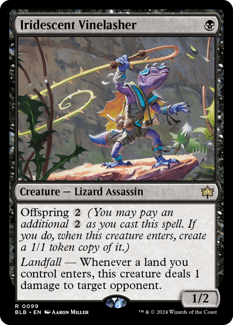 Iridescent Vinelasher (PPBLB-99P) - Bloomburrow Promos Foil
