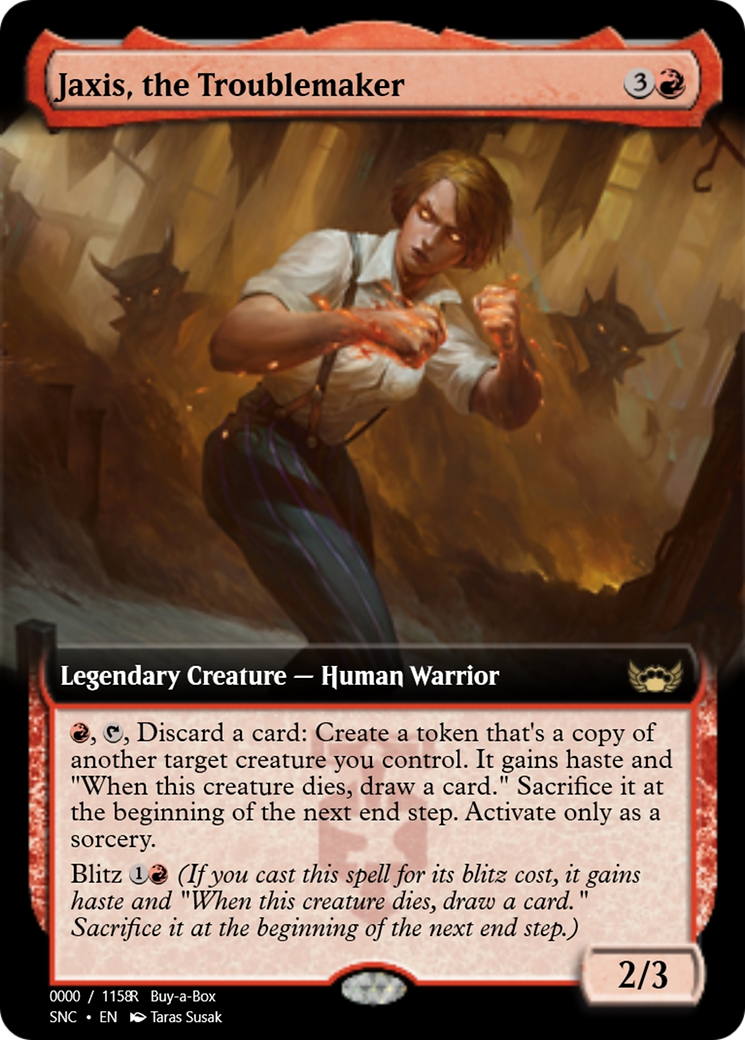 Jaxis, the Troublemaker (PRM-99969) - Magic Online Promos