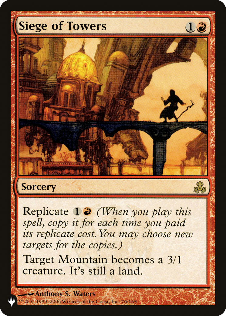 Siege of Towers (LIST-76/165) - The List