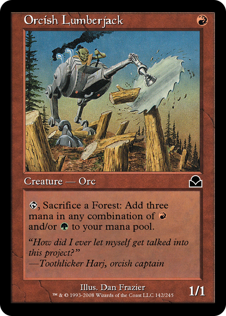 Orcish Lumberjack (ME2-142) - Masters Edition II Foil