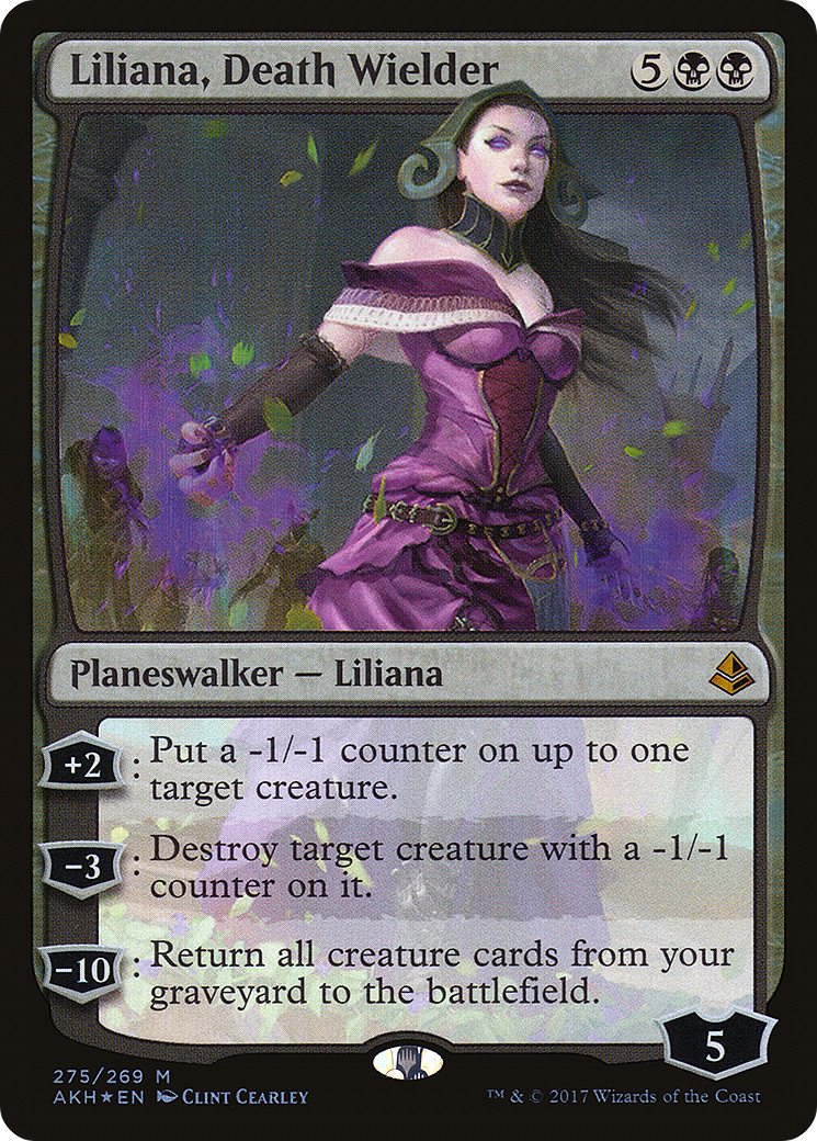 Liliana, Death Wielder (AKH-275) - Amonkhet Foil