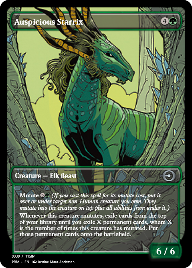 Auspicious Starrix (PRM-81011) - Magic Online Promos Foil