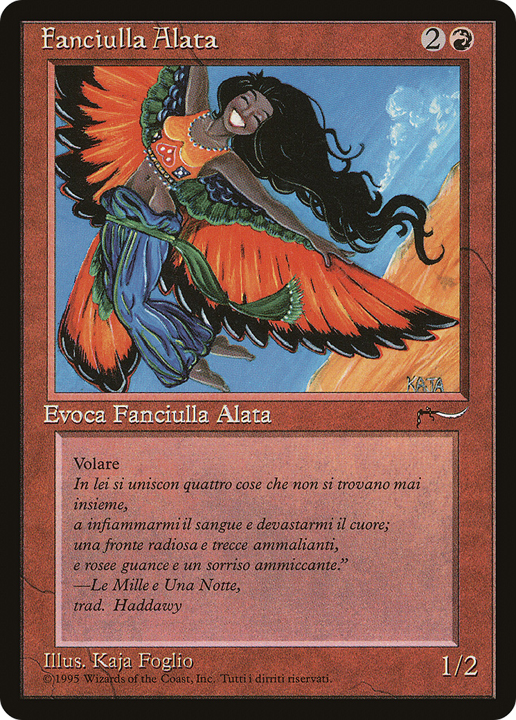 Bird Maiden (Italian) - "Fanciulla Alata" (REN-072) - Rinascimento