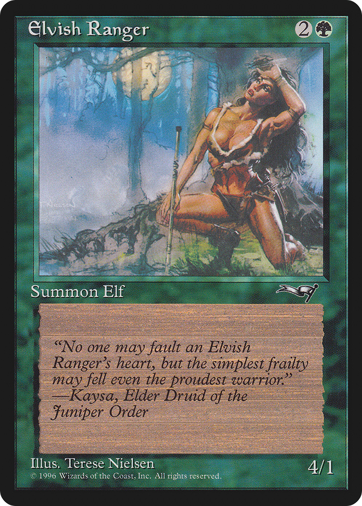 Elvish Ranger (Female) (ALL-88A) - Alliances