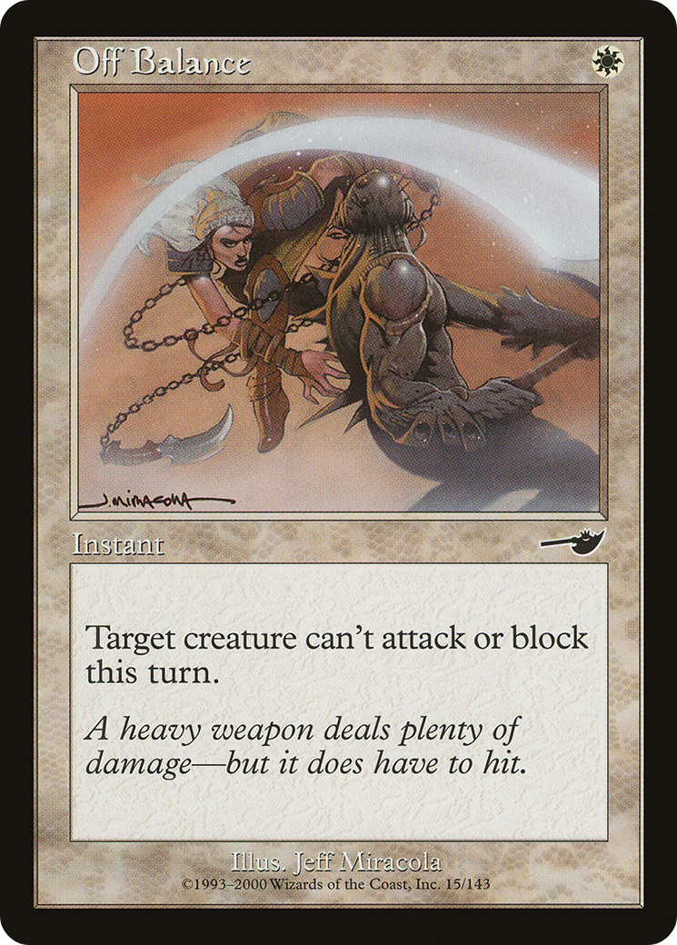 Off Balance (NMS-015) - Nemesis Foil