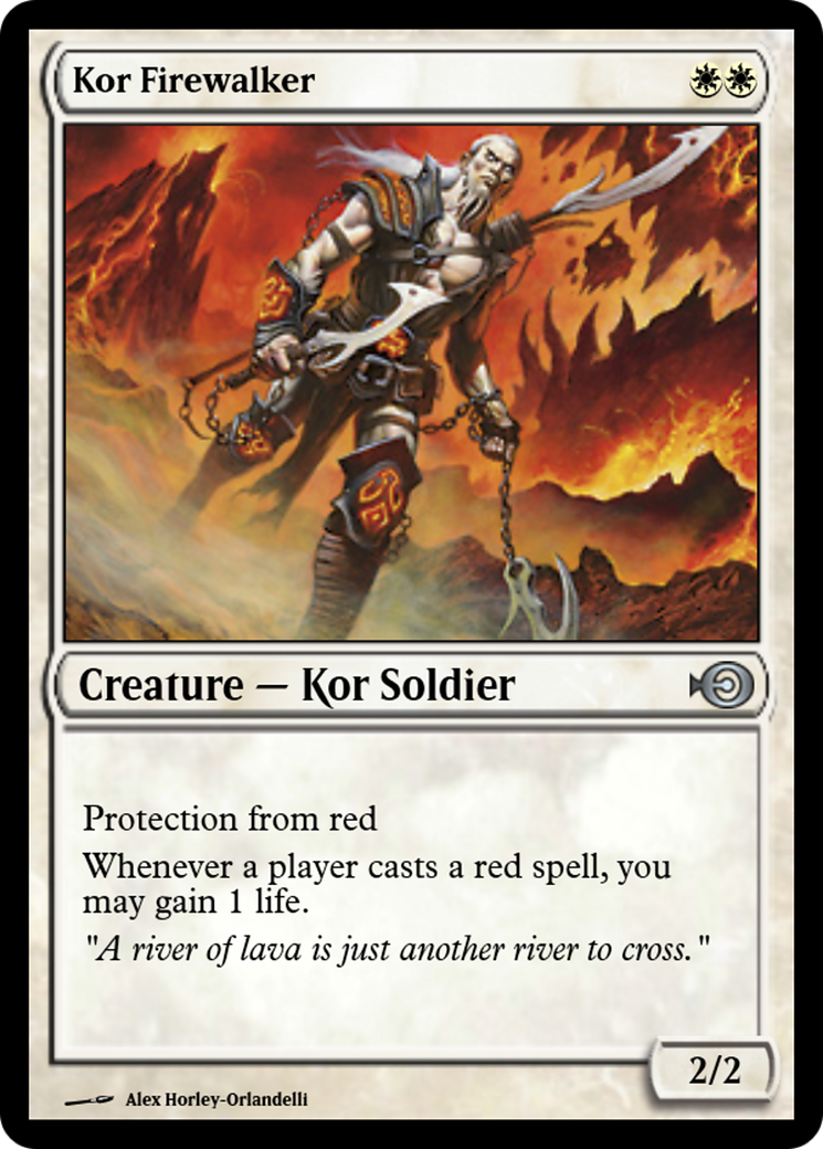 Kor Firewalker (PRM-43574) - Magic Online Promos Foil