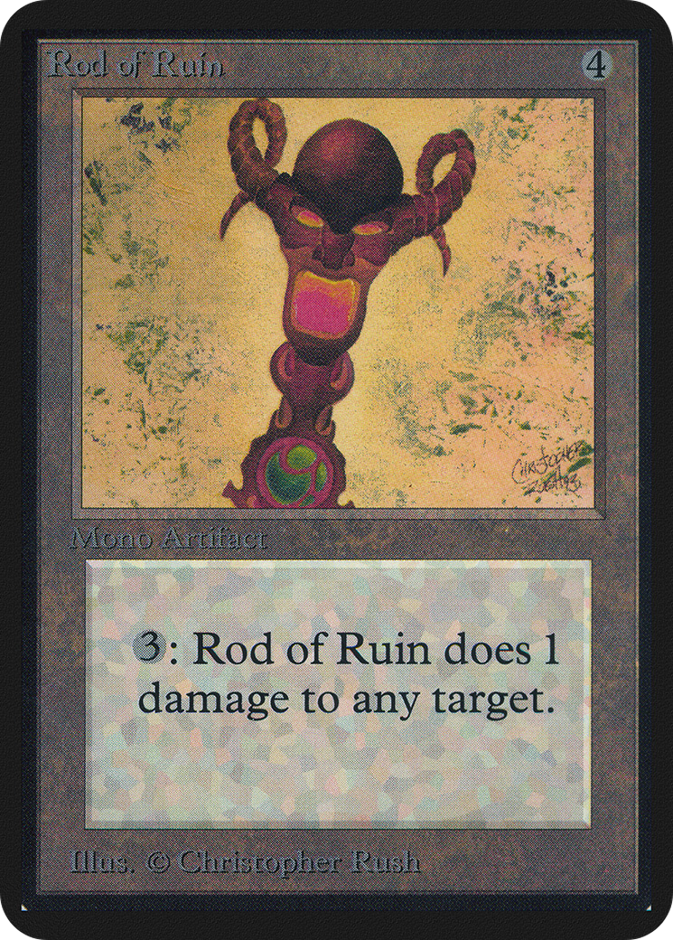 Rod of Ruin (LEA-268) - Limited Edition Alpha