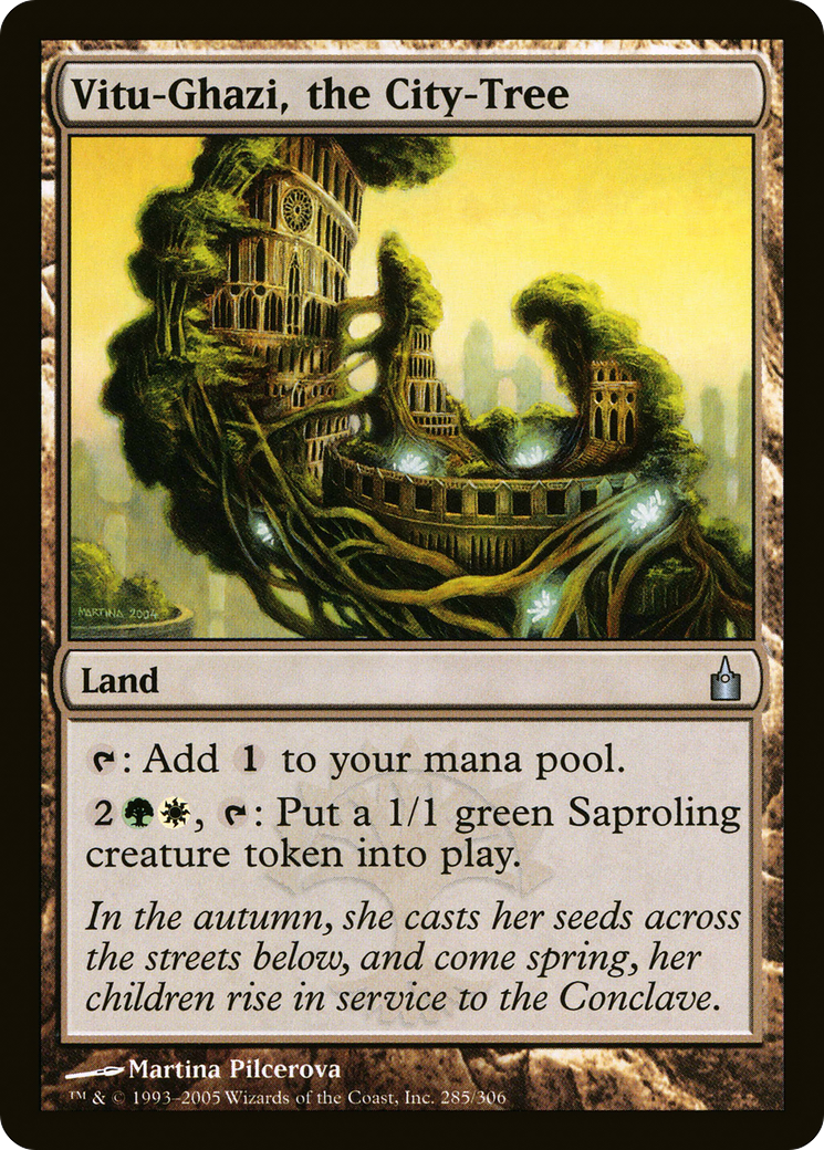 Vitu-Ghazi, the City-Tree (RAV-285) - Ravnica: City of Guilds Foil