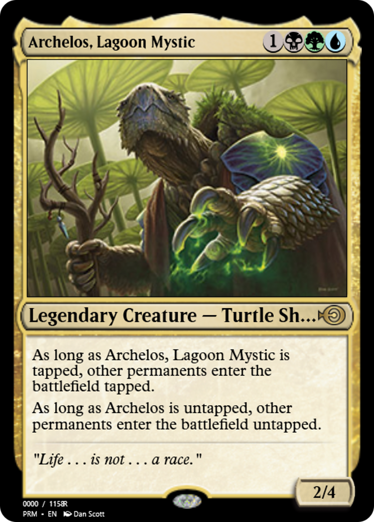 Archelos, Lagoon Mystic (PRM-86334) - Magic Online Promos Foil