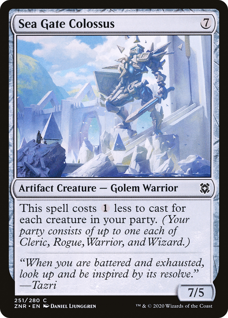 Sea Gate Colossus (ZNR-251) - Zendikar Rising