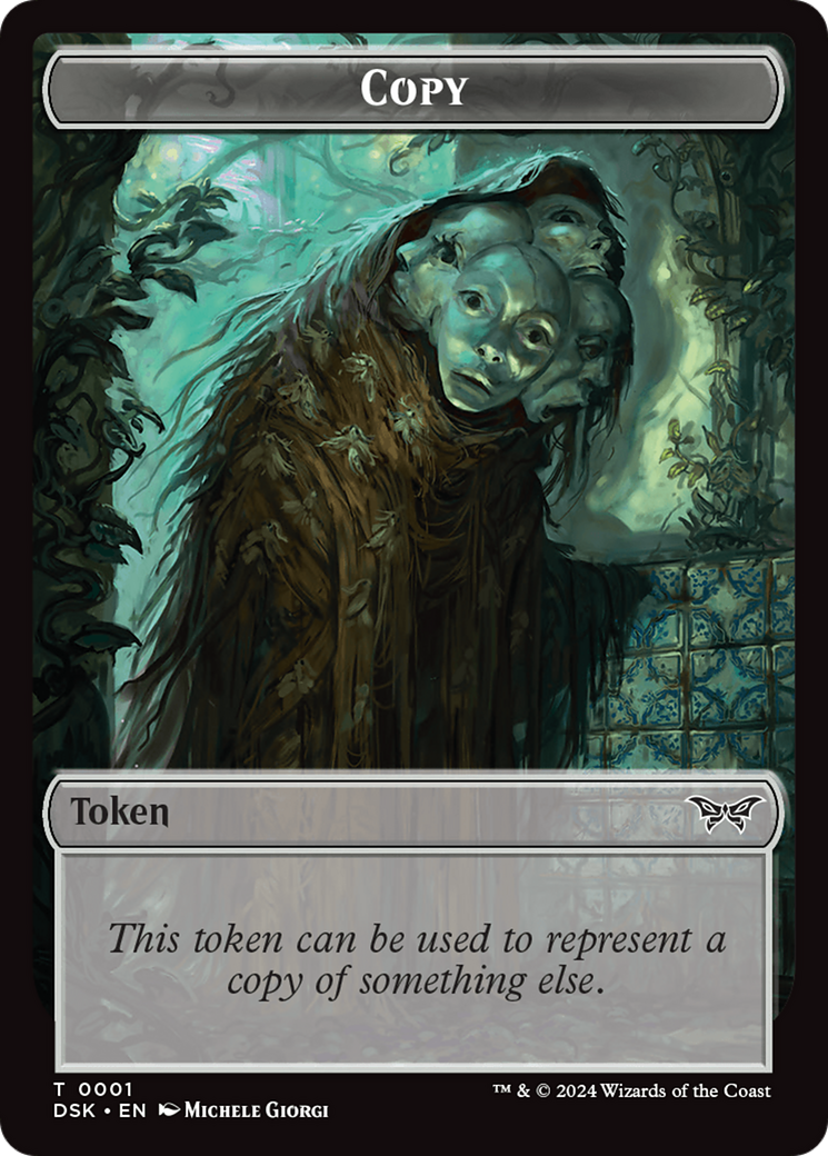 Copy (TDSK-001) - Duskmourn: House of Horror Tokens Foil