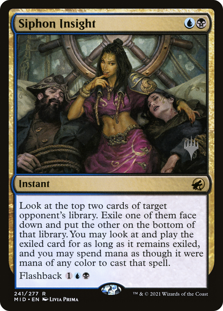 Siphon Insight (PPMID-241P) - Innistrad: Midnight Hunt Promos Foil