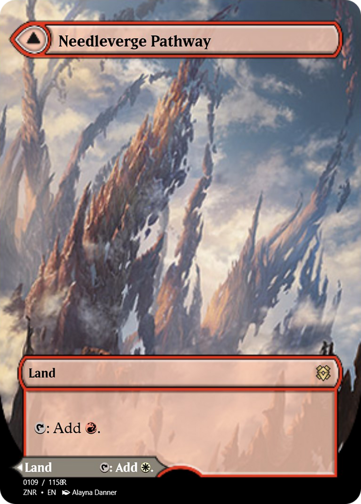 Needleverge Pathway // Pillarverge Pathway (PRM-88418) - Magic Online Promos Foil
